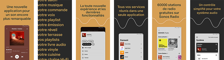 Application Sonos S2
