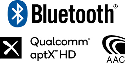 Bluetooth aptX HD et AAC