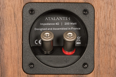Borniers de connexion de la Revival Audio Atalante 5