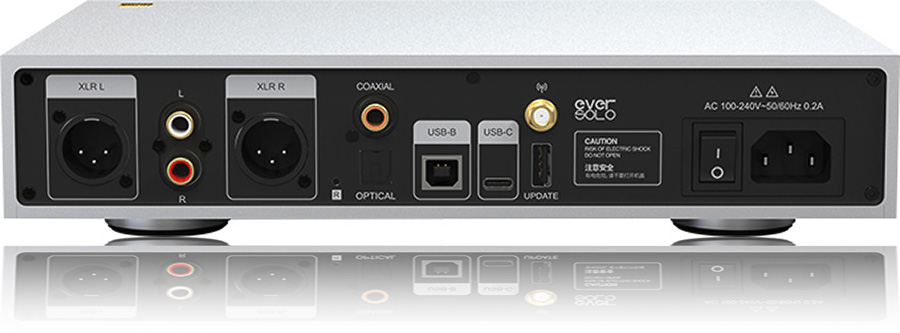EverSolo DAC Z6 entrées et sorties