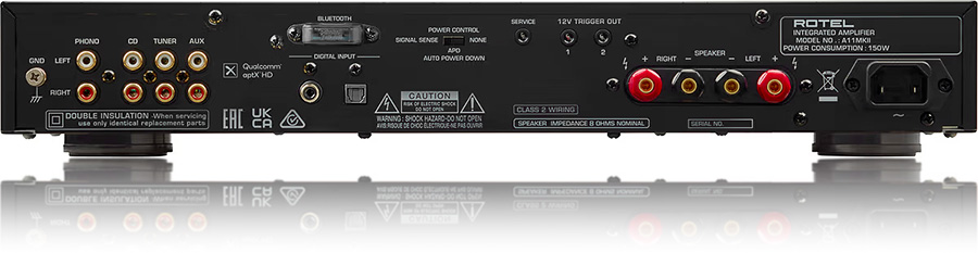 Rotel A11 MKII connectique