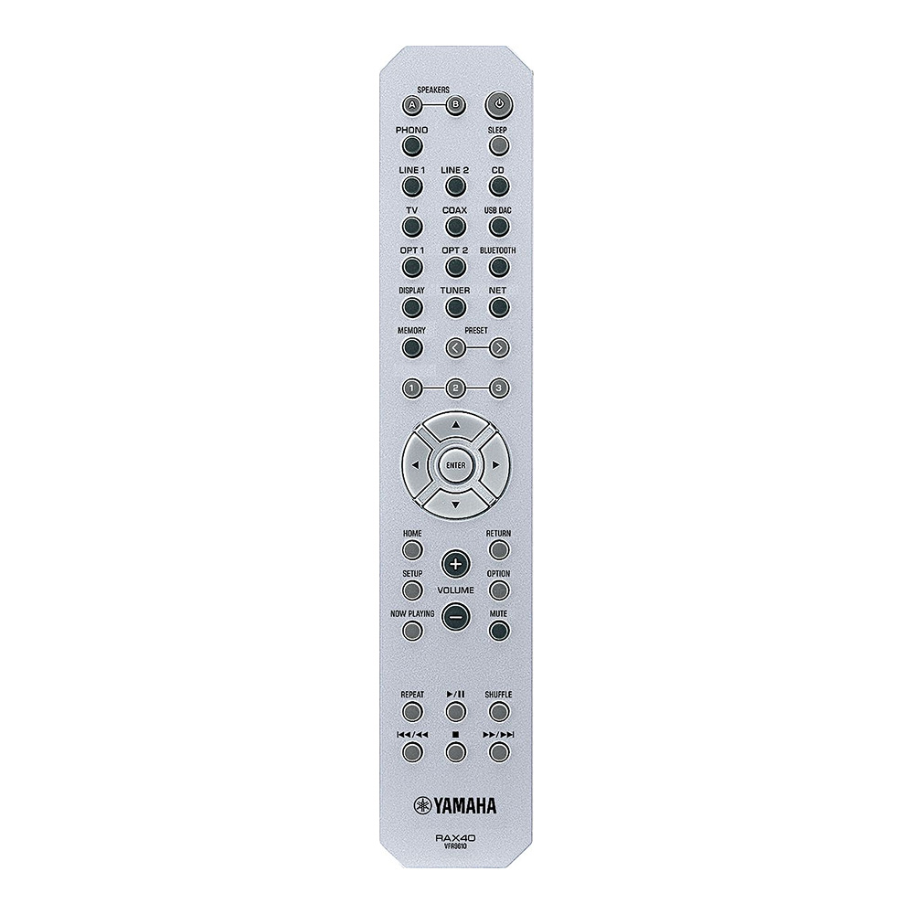 Télécommande Yamaha R-N1000A vue de face