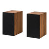 Enceintes bibliothèque Speaker Box 5 S2 noyer avec grille