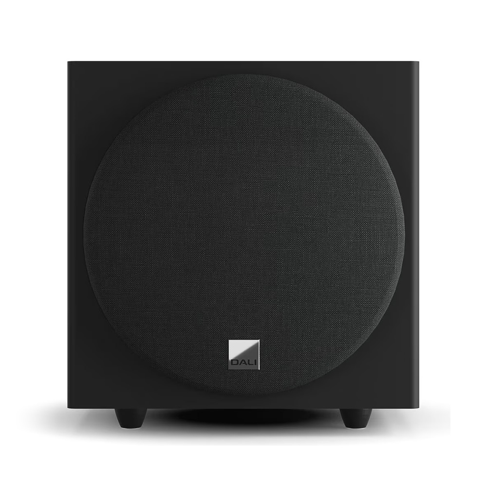 caisson de basses DALI Sub E 9 F noir face avant grille