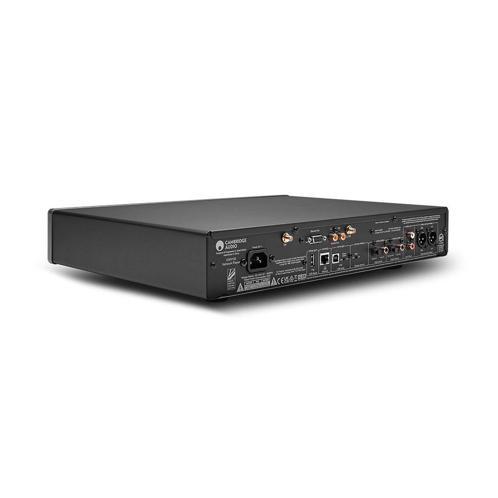 Cambridge Audio CXN100 vue oblique arrière gauche