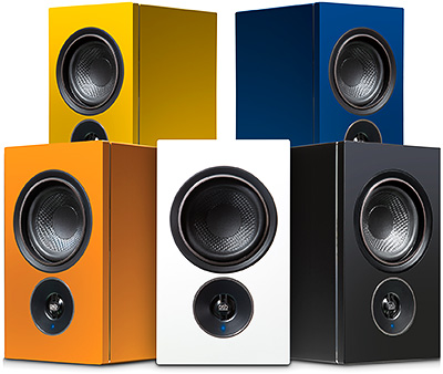 Couleurs des enceintes PSB Speakers Alpha iQ blanche