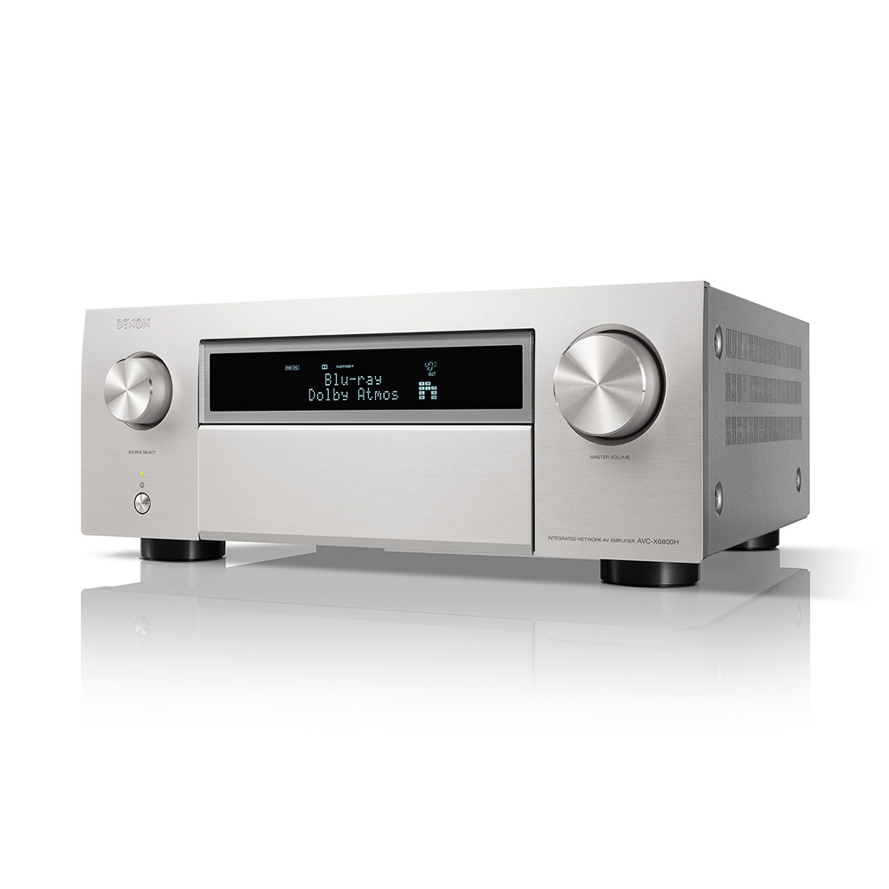 Denon AVC X6800H gris vue de coté droit