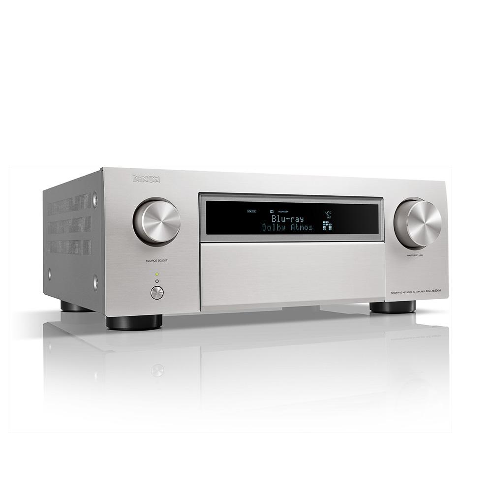 Denon AVC X6800H gris vue de coté gauche