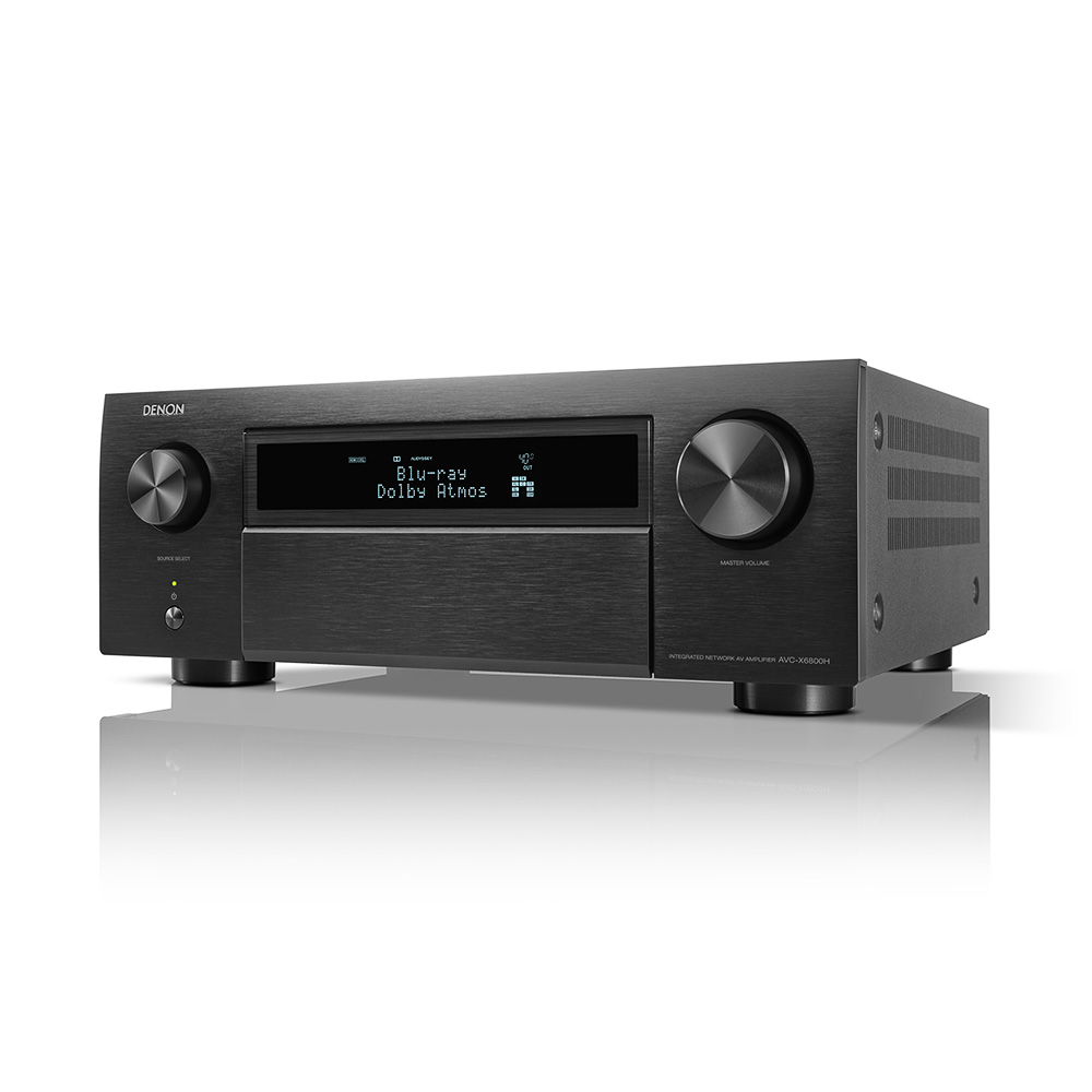 Denon AVC X6800H noir vue de coté droit