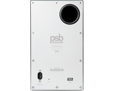 Event bass reflex des PSB Speakers Alpha iQ