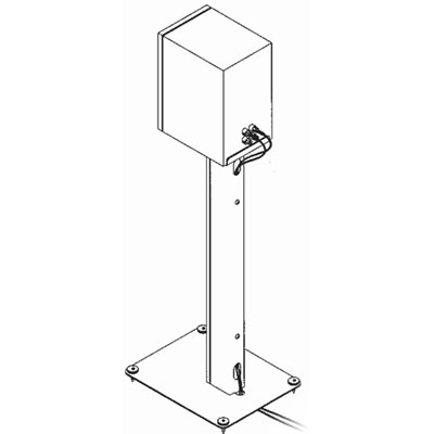 Gestion des cables des pieds d'enceintes Alpha IQ AST 25