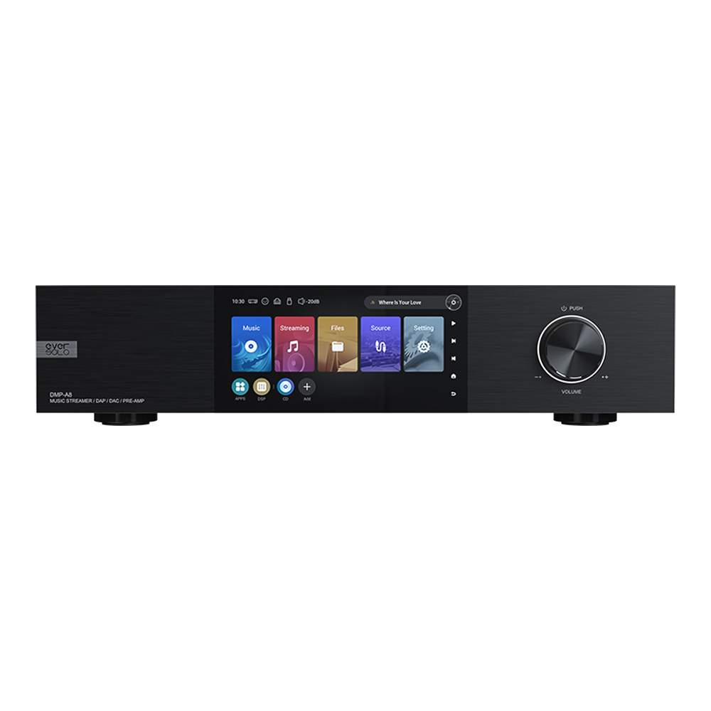 Lecteur réseau EverSolo DMP A8 face avant