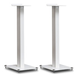 Paire de pieds d'enceintes Alpha IQ AST 25 blanches