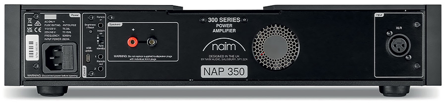 Amplificateur de puissance Naim NAP 350 connectique