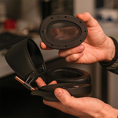 Coussinets magnétiques détachables du casque Meze Liric II