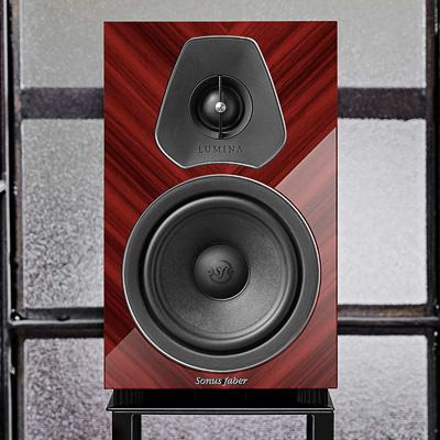 Enceinte Sonus Faber Lumina II Amator rouge laquée