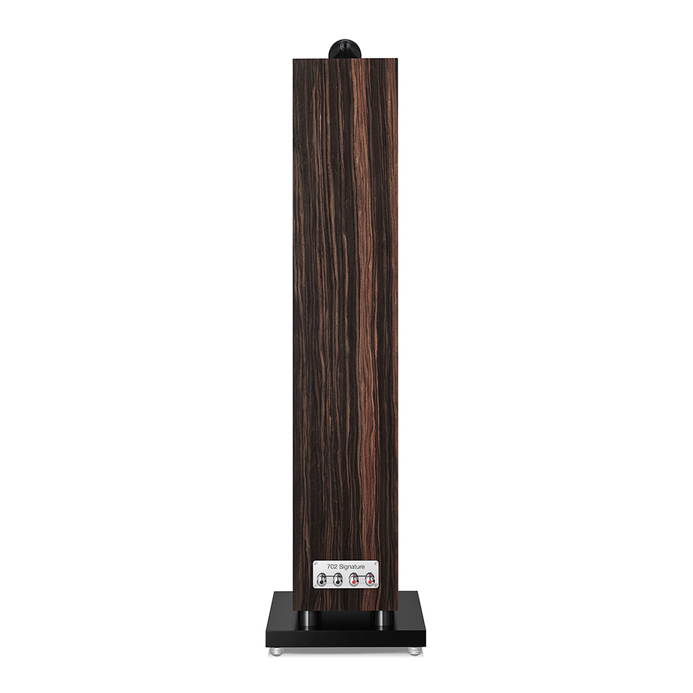 Enceinte colonne Bowers & Wilkins 702 S3 Signature vue arrière finition Datuk Gloss