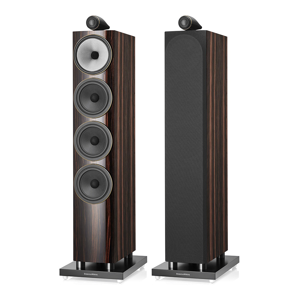 Enceinte colonne Bowers & Wilkins 702 S3 Signature vue de coté finition Datuk Gloss