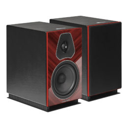 Enceintes bibliothèque Sonus faber Lumina II Amator rouge laqué