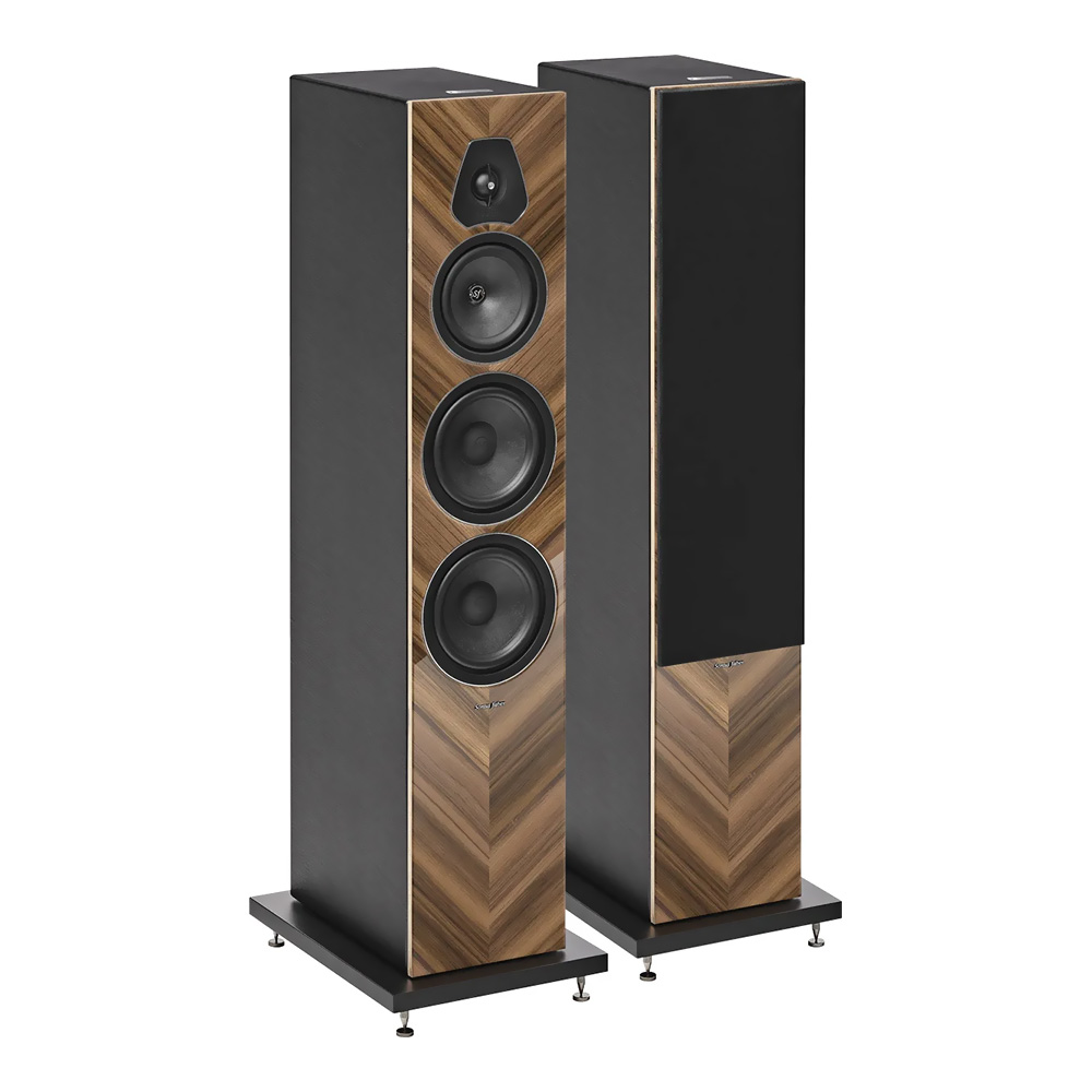 Enceintes bibliothèque Sonus faber Lumina V Amator noyer laqué