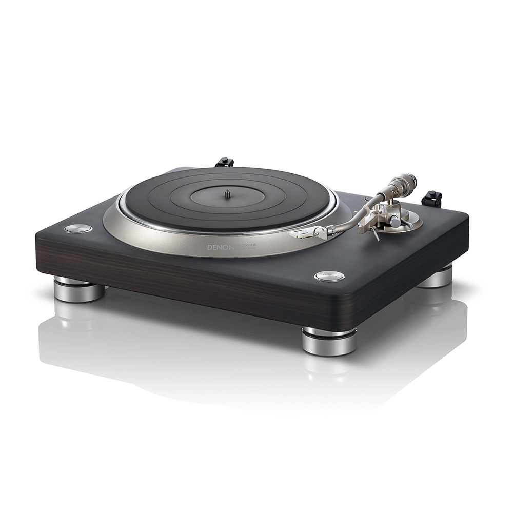 Platine vinyle Denon DP 3000NE vue oblique 2