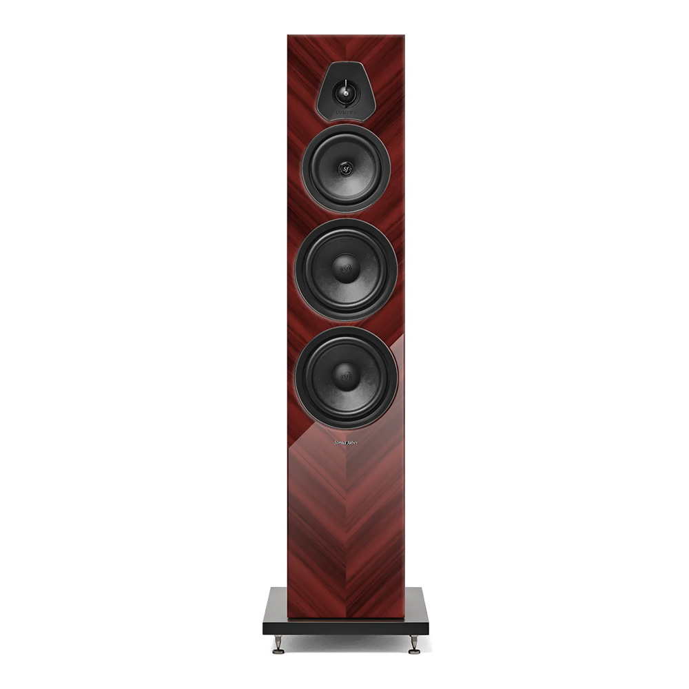 Sonus faber Lumina V Amator rouge laqué face avant