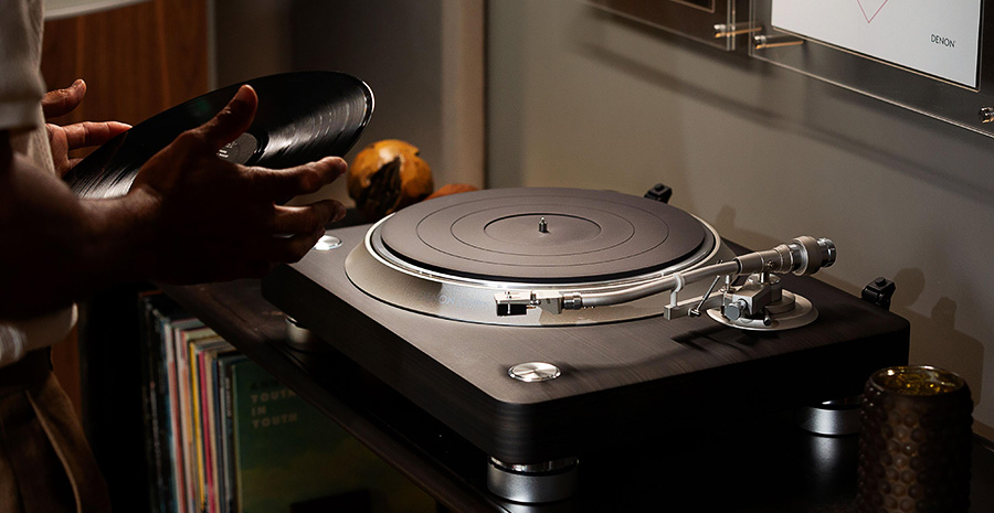 Utilisation de la platine vinyle Denon DP 3000NE