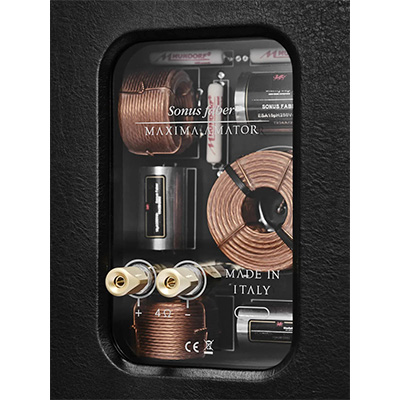 Borniers de connexion des Sonus faber Maxima Amator