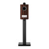 Enceinte bibliothèque Bowers & Wilkins 705 S3 Signature sur pied vue arrière finition Datuk brillant