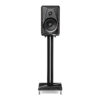 Enceinte bibliothèque Sonus faber Electa Amator III sur pied face avant finition noyer massif graphite