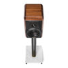 Enceinte bibliothèque Sonus faber Electa Amator III sur pied vue du dessus finition noyer massif