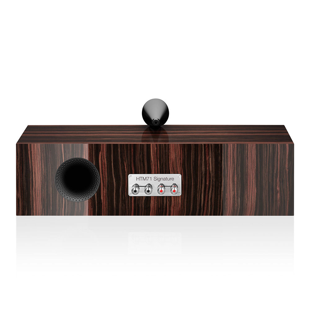 Enceinte centrale Bowers & Wilkins HTM71 S3 Signature face arrière finition Datuk Gloss