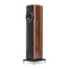 Enceinte colonne Sonus faber Maxima Amator vue de coté finition noyer massif