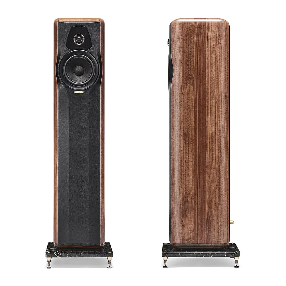 Paire d'enceintes colonne Sonus faber Maxima Amator noyer massif