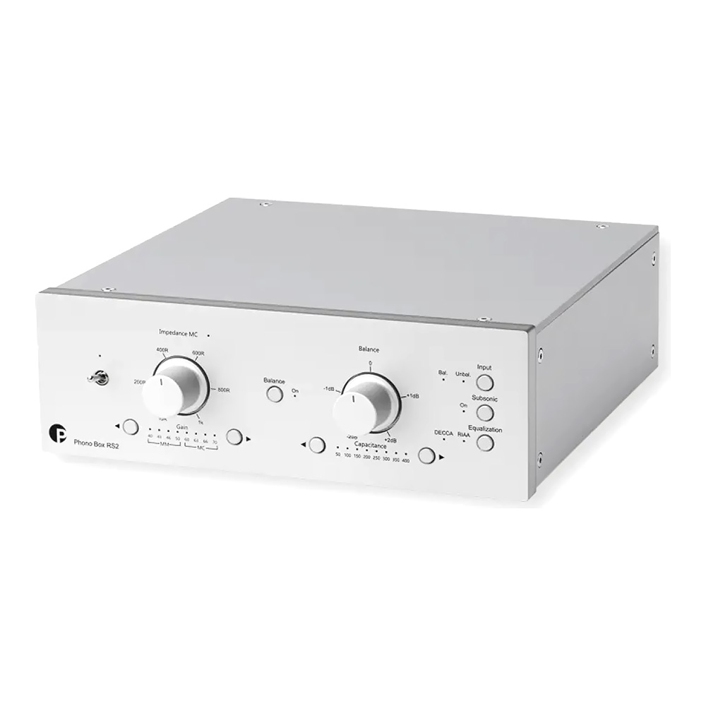 Pro Ject Phono Box RS2 silver face avant