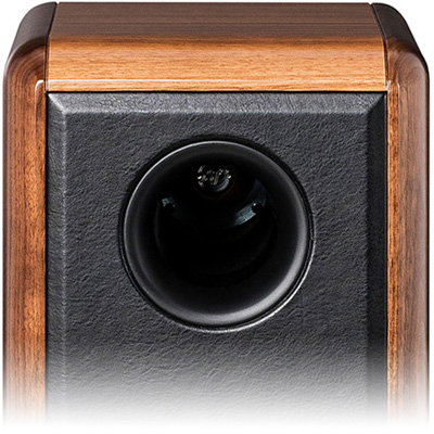 Vue du port reflex des Sonus faber Electa Amator III