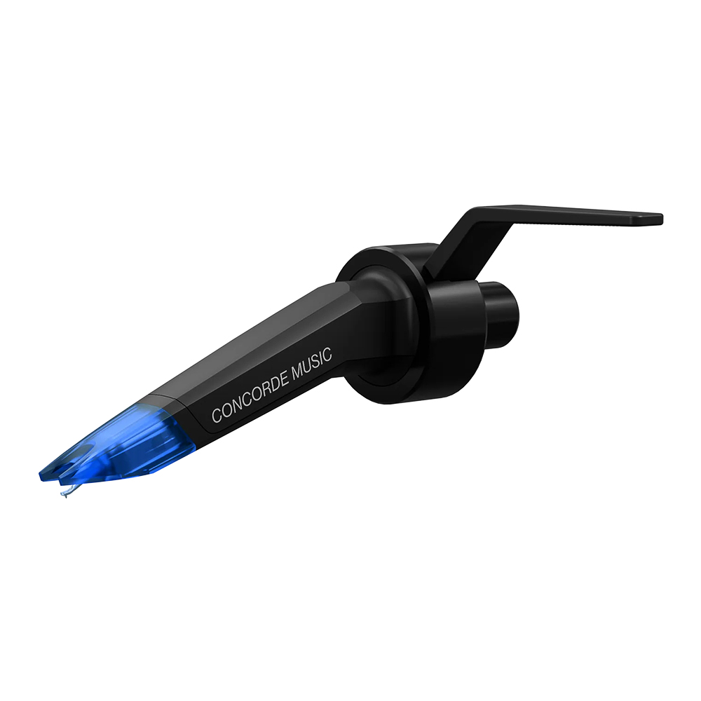 Cellule phono MM Ortofon Concorde Music Blue vue oblique droite