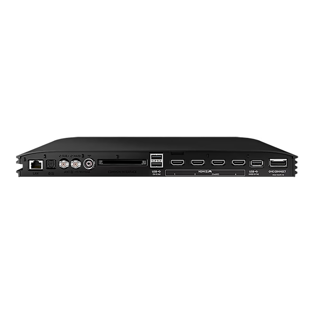 Connectique du téléviseur OLED Samsung QE65S95D