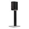 Enceinte bibliothèque Sonus faber Sonetto I G2 noir laqué sur pied et avec grille