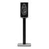 Enceinte bibliothèque Sonus faber Sonetto I G2 noir laqué sur pied face avant