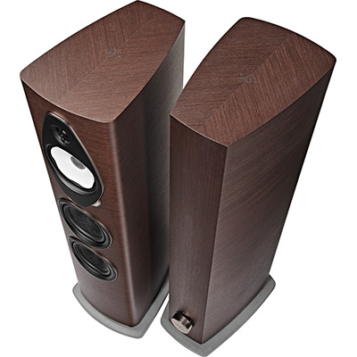 Enceinte colonne Sonus faber Sonetto V G2 en forme de luth