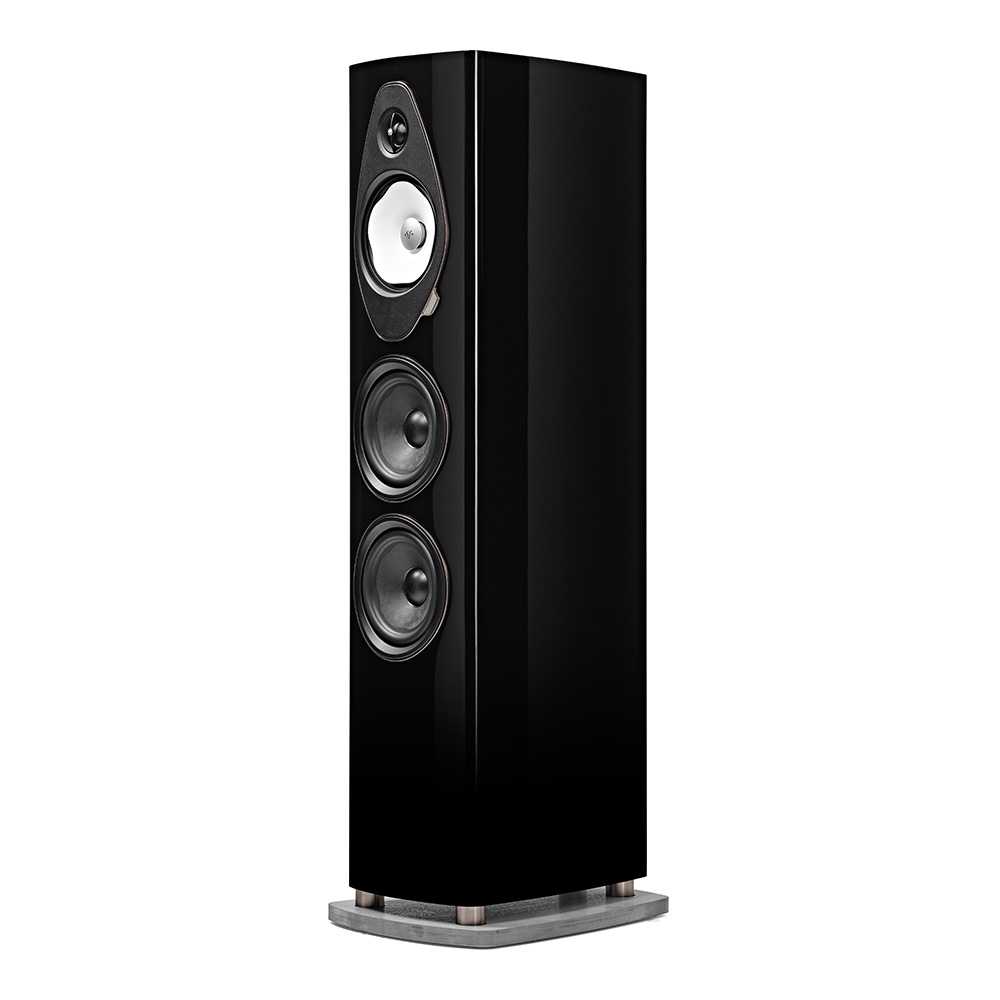 Enceinte colonne Sonus faber Sonetto V G2 noir laqué