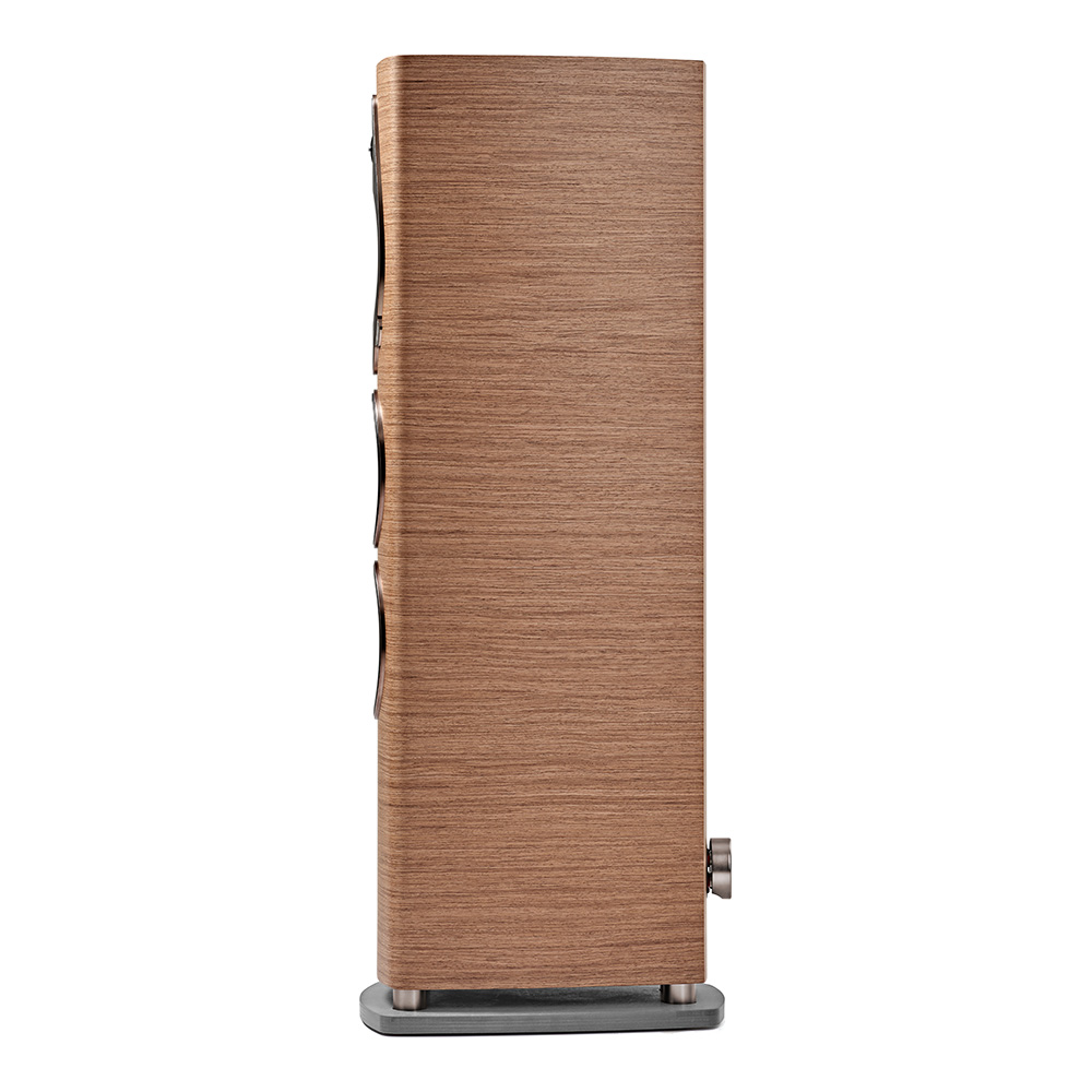 Enceinte colonne Sonus faber Sonetto V G2 noyer vue de coté