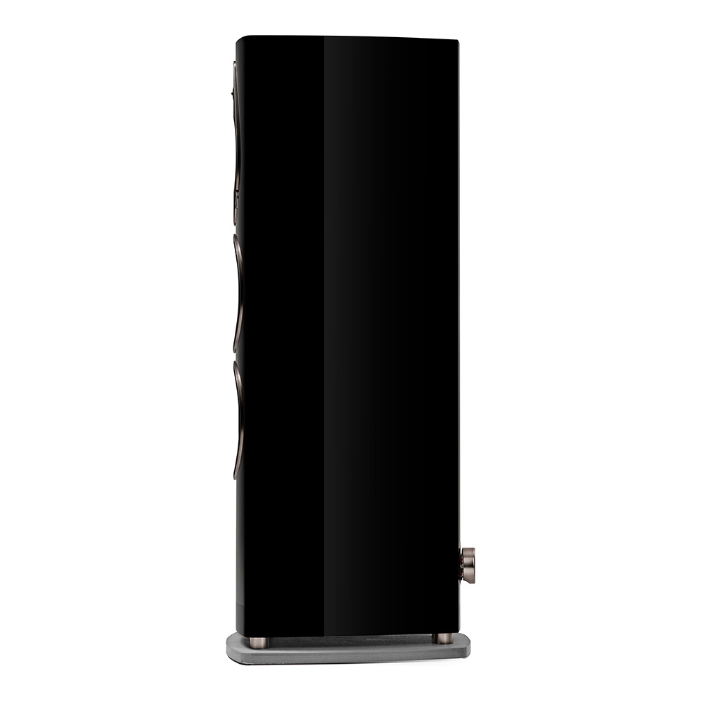 Enceinte colonne Sonus faber Sonetto VIII G2 noir laqué vue de coté