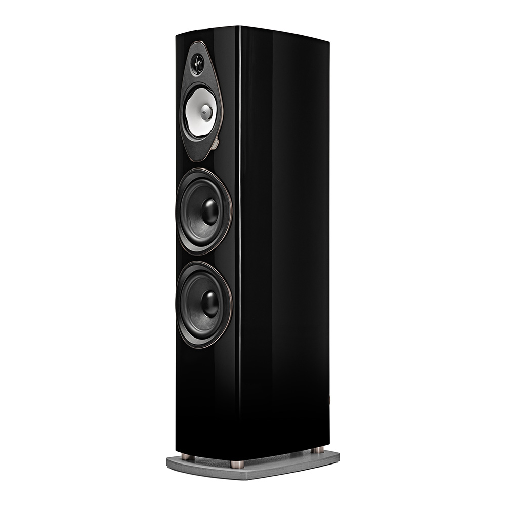 Enceinte colonne Sonus faber Sonetto VIII G2 noir laqué