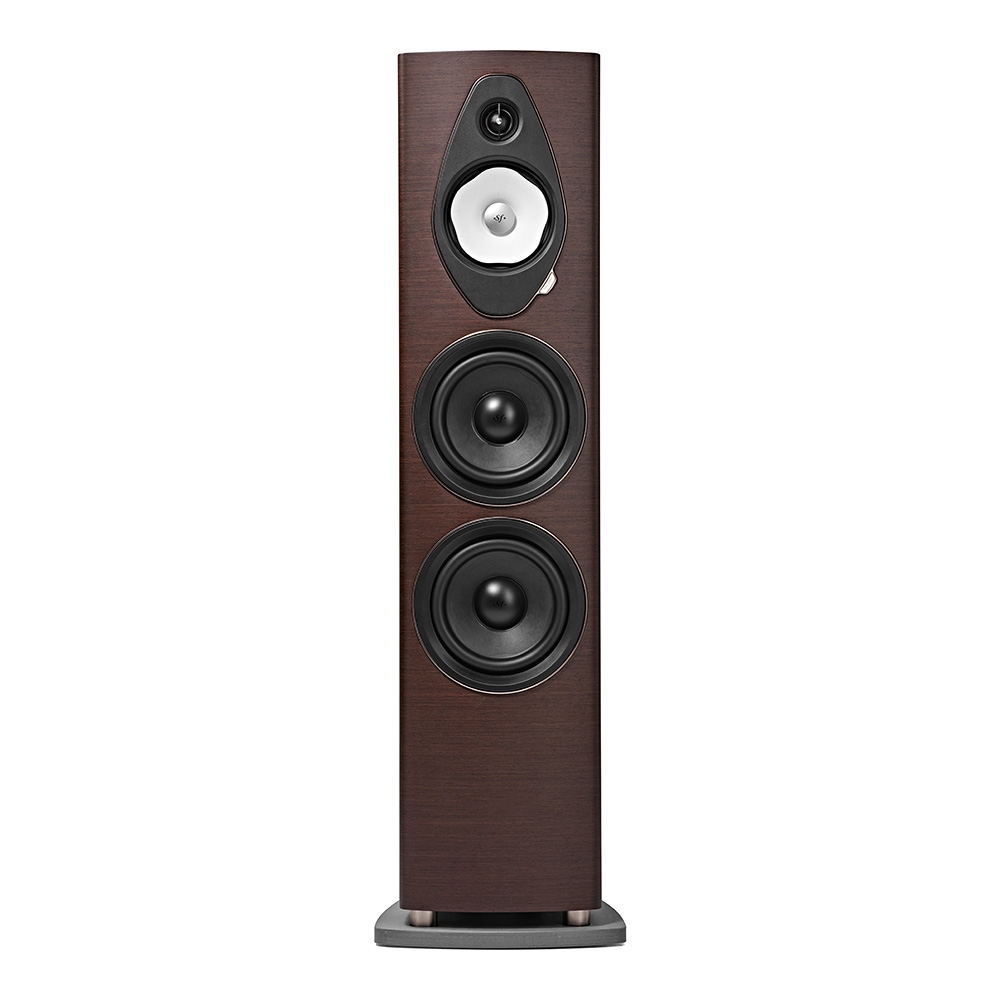 Enceinte colonne Sonus faber Sonetto VIII G2 wengé face avant