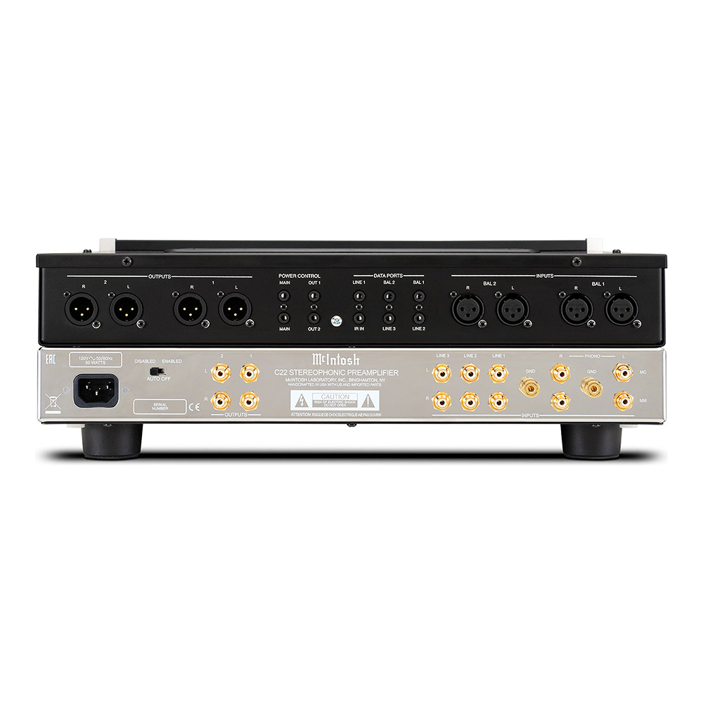 Entrées et sorties du McIntosh C22 Mk V