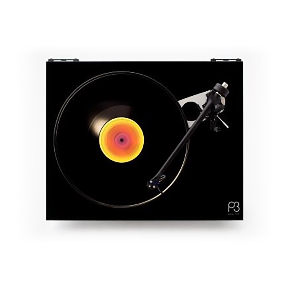 Rega Planar 3 Noir laque Elys 2 MM Vue du dessus