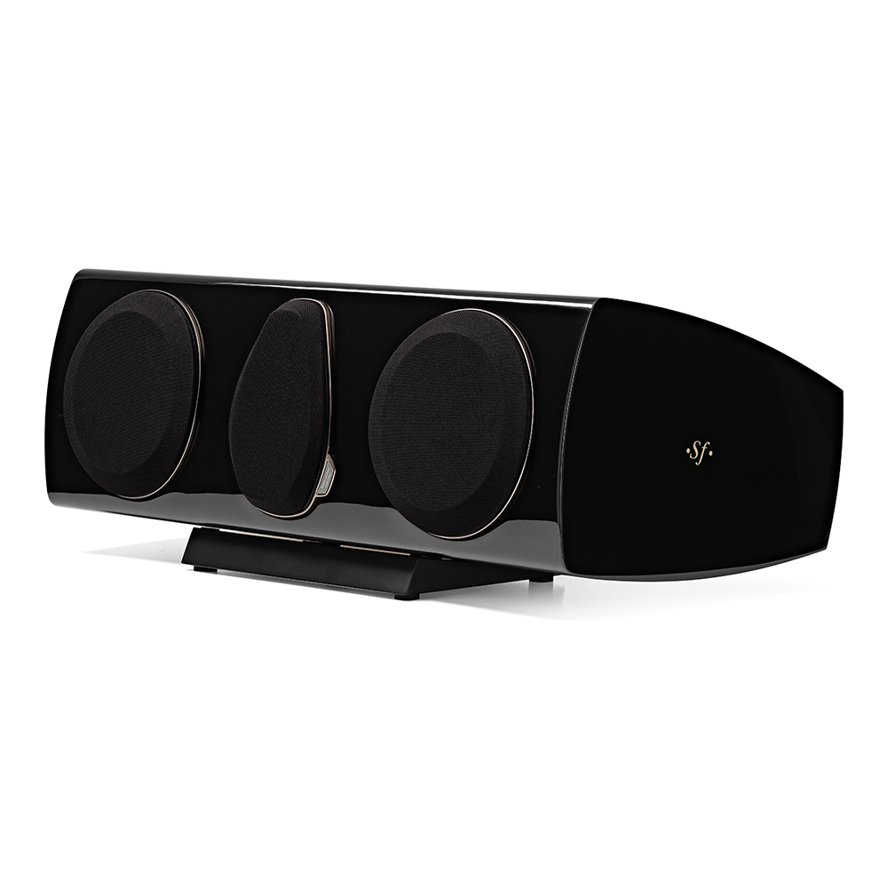 Sonus faber Sonetto Center G2 noir laqué avec grilles