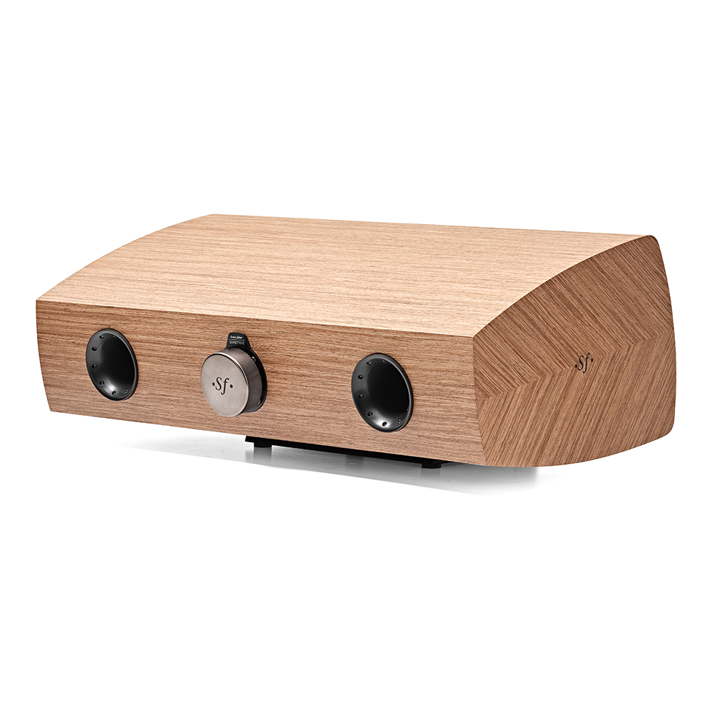 Sonus faber Sonetto Center G2 noyer face arrière